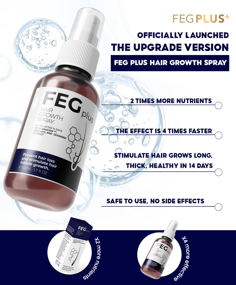 FEG Hair Growth Spray Serum for Hair Loss Prevention